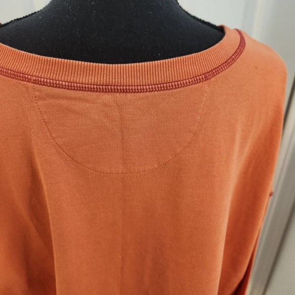Seed to Style Organically made Orange Sweatshirt size 2X - Picture 5 of 10